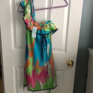 One shoulder mini dress